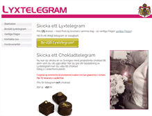 Tablet Screenshot of lyxtelegram.se